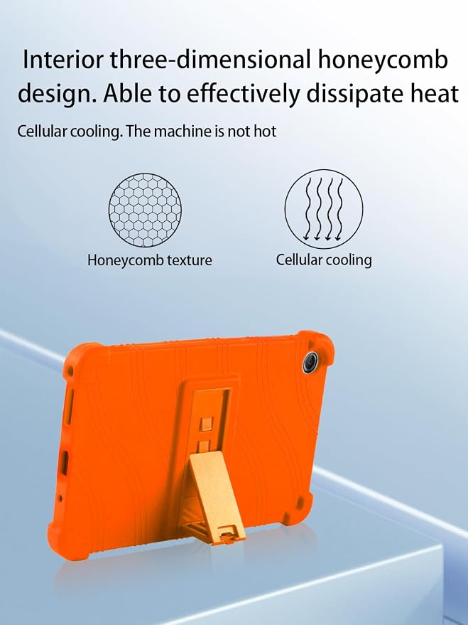 for Lenovo Tab One &amp Nook Reading Tablet Android Tablet8.7 inch Tablets CaseSoft Silicone Adjustable Stand Cover Lightweight Kids FriendlyBlack.