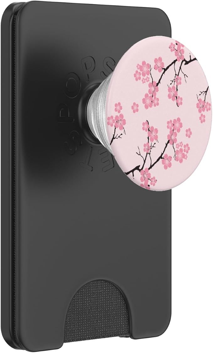 Cute Pink Cherry Blossom Tree Japanese Pastel Pink PopSockets Adhesive PopGrip