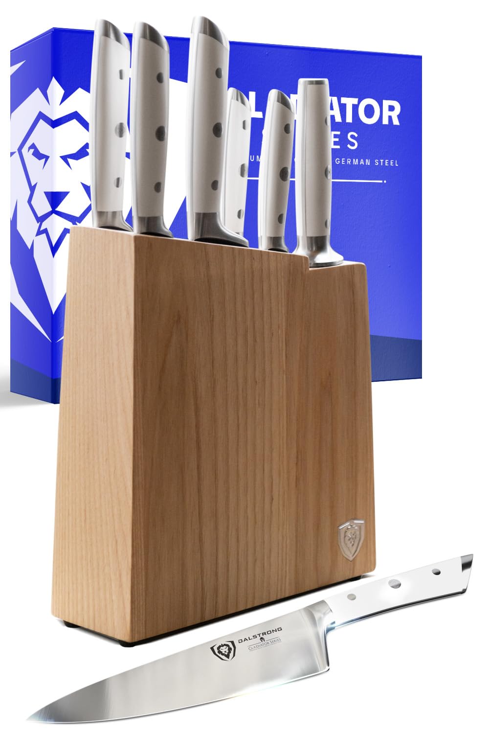 Dalstrong 8-Pc Knife Block Set - German High-Carbon Steel
