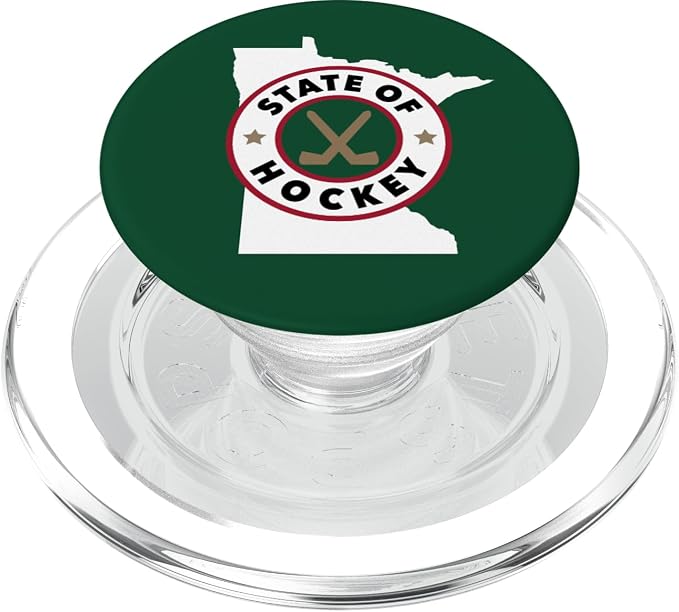 The State of Hockey - Minnesota - The Greatest Hockey State PopSockets Adhesive PopGrip