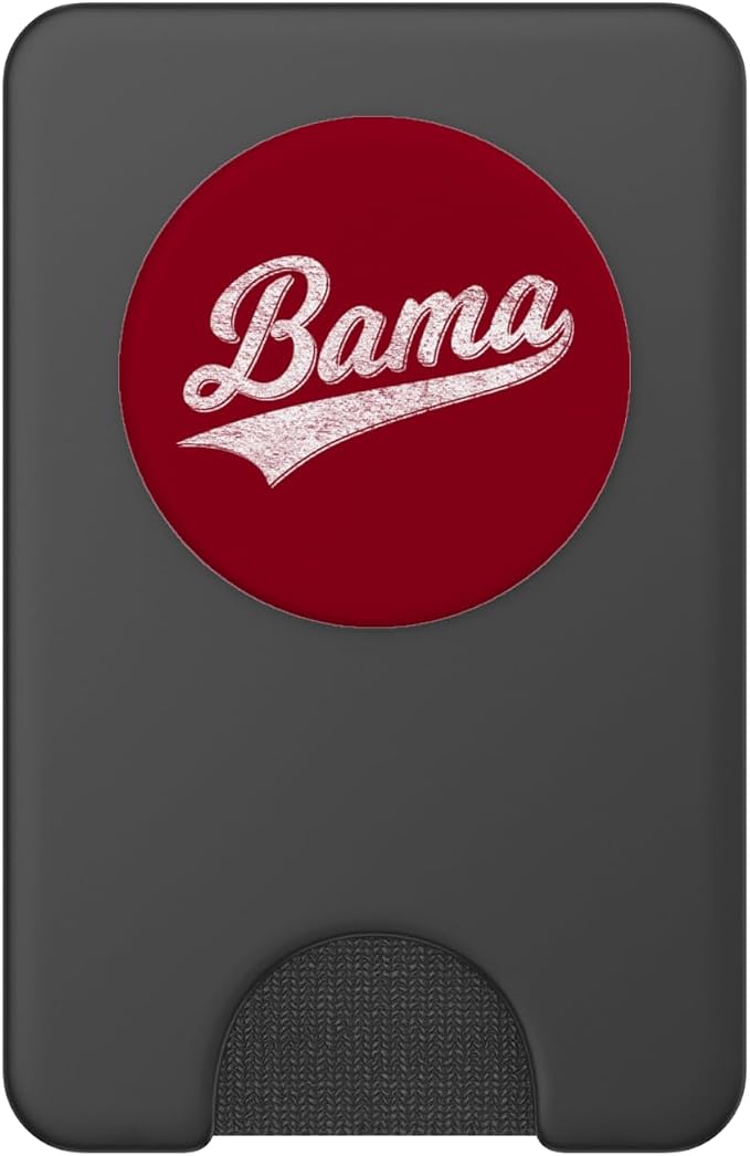 BAMA ALABAMA VARSITY SCRIPT CLASSIC SPORTS JERSEY STYLE PopSockets Adhesive PopGrip