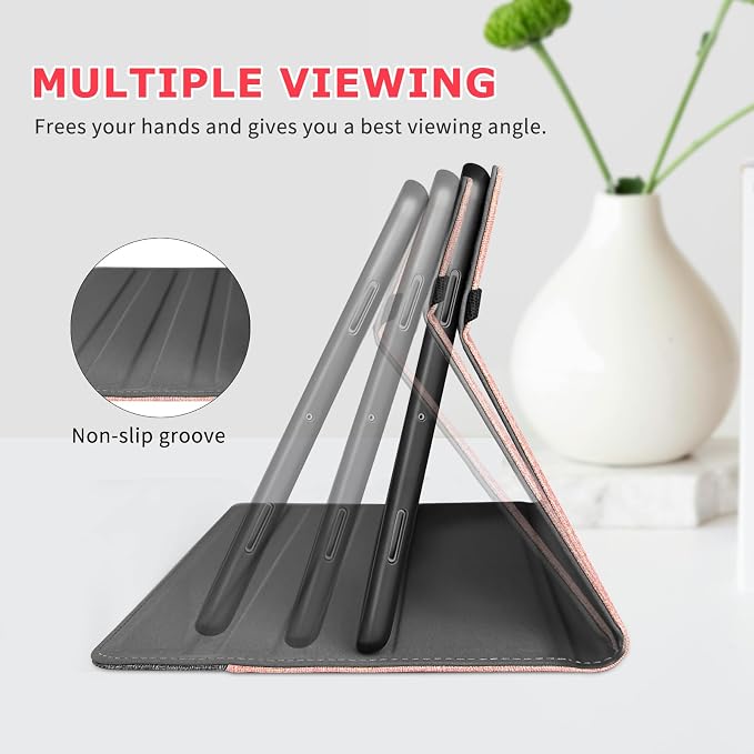 Case for Google Pixel Tablet (11-inch 2023) Multi-Angle Viewing Protective Stand Cover with Pencil Holder &amp Pocket and Protective Tape Compatible with Charging Speaker Dock Cyan