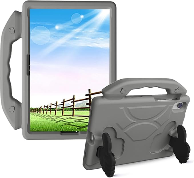 Kids Tablet Case with Built-in Kickstand and Handle Shockproof Cover Compatible with Lenovo Tab M10 FHD Plus 10.3Samsung Galaxy Tab A7/S6 Lite 10.4”Blue