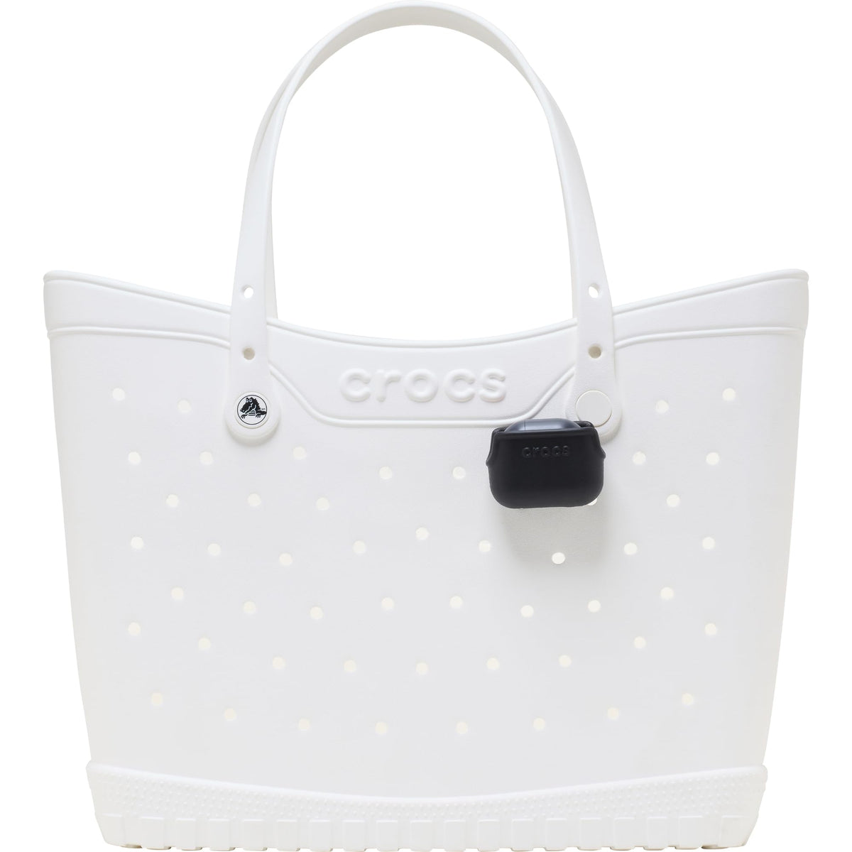 Crocs Bag Accessories, Organizer Pouches for Totes, Backpacks and Belt Bags, Earbud Pouch Black, One Size