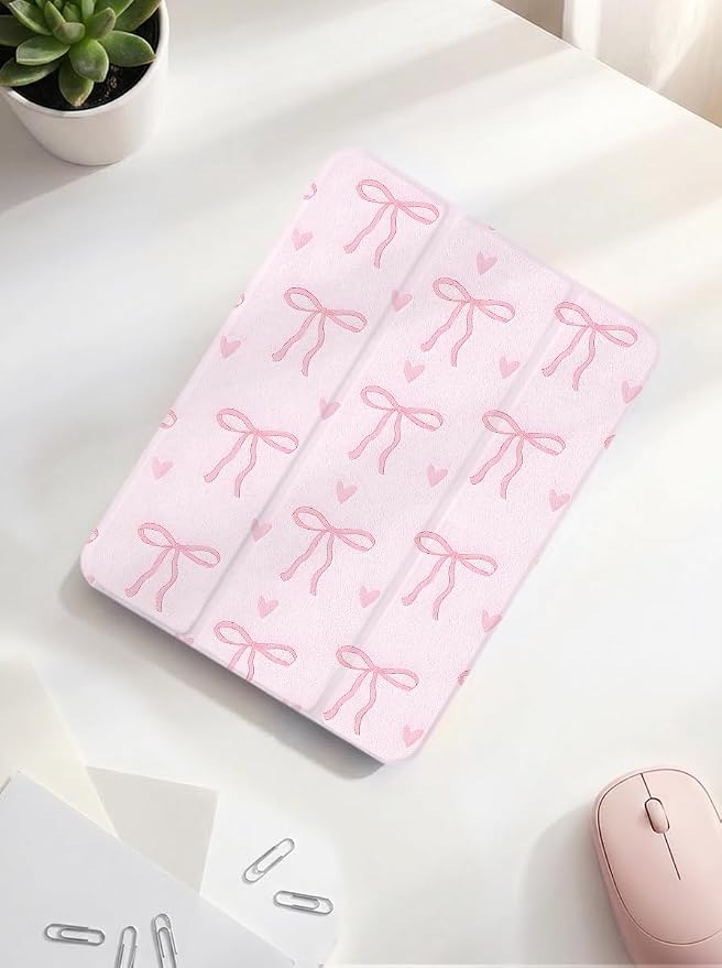 Case for iPad 9th/ 8th/ 7th Generation Case 10.2&amp10.5 Inch (2021/2020/2019 Release) Slim Lightweight Soft Trifold Back Cover with Pencil Holder &amp Auto Sleep/Wake CoverBeige Checkered
