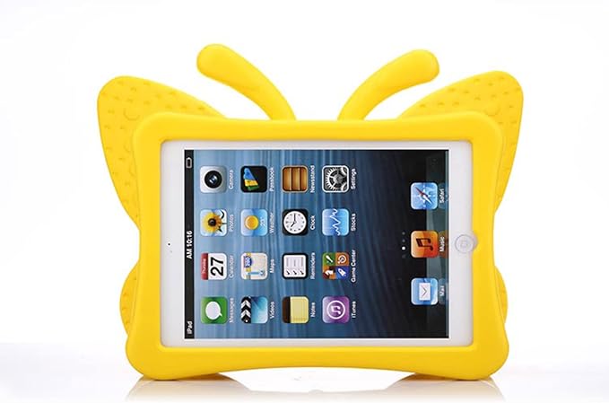 Kids Case for 7.9 iPad Mini 5/4/3/2/1 Silicone Shockproof Cover with Handle Kickstand Black