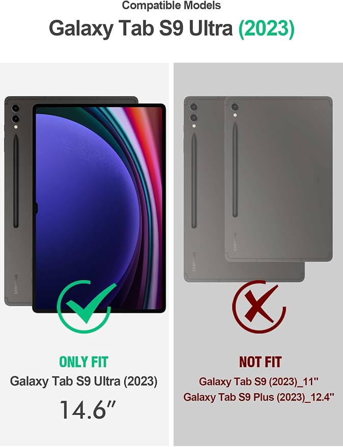 Poetic TurtleSkin Case for Samsung Galaxy Tab S10 FE Plus (2025 Release) 13.1 inch Case with S Pen Holder Heavy Duty Shockproof Kids Friendly Protective Silicone Cover Black