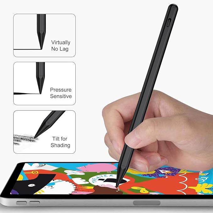 Black Replacement Tips for JAMJAKE K10 Stylus Pen (4 Pack)