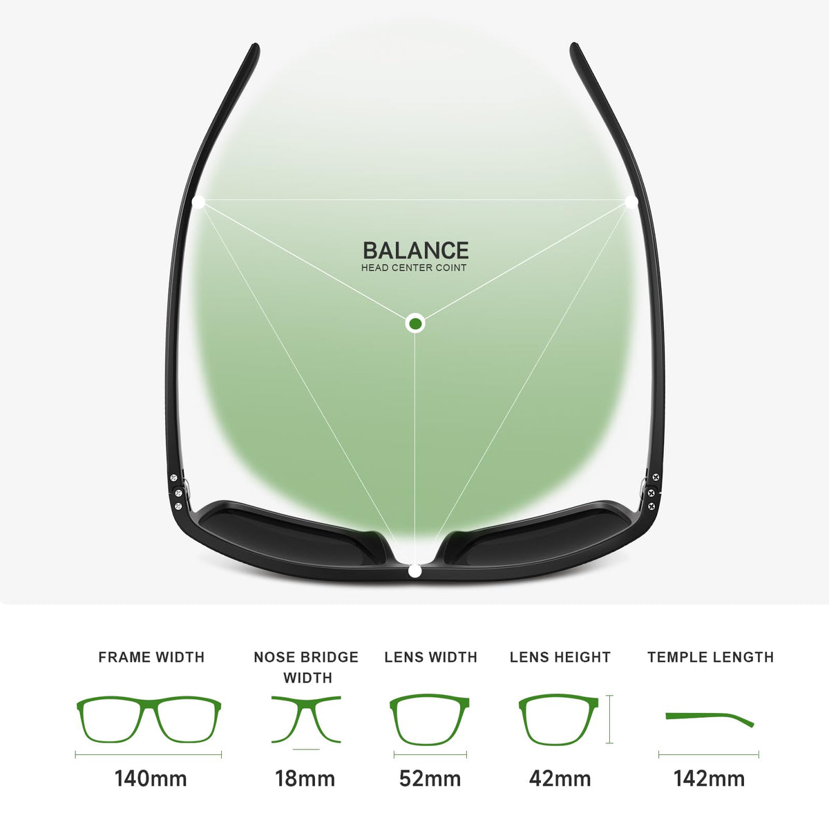 Fanshen Square Polarized Sunglasses for Men, 3 Pack Lightweight UV Protection Sun Glasses for Driving Fishing Golf (Black/G15/Brown)