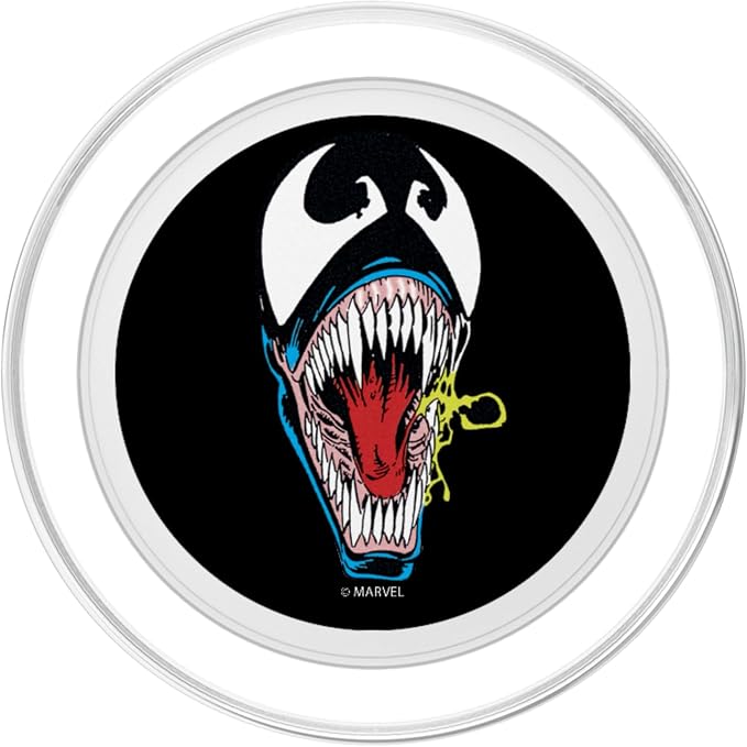 Marvel Spider-Man Venom Retro Big Face PopSockets Standard PopGrip