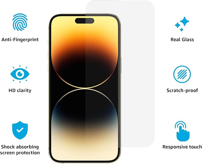 Casely Screen Protector for iPhone 17 Pro Max iPhone 16 Pro Max | Premium Tempered Glass Screen Protector