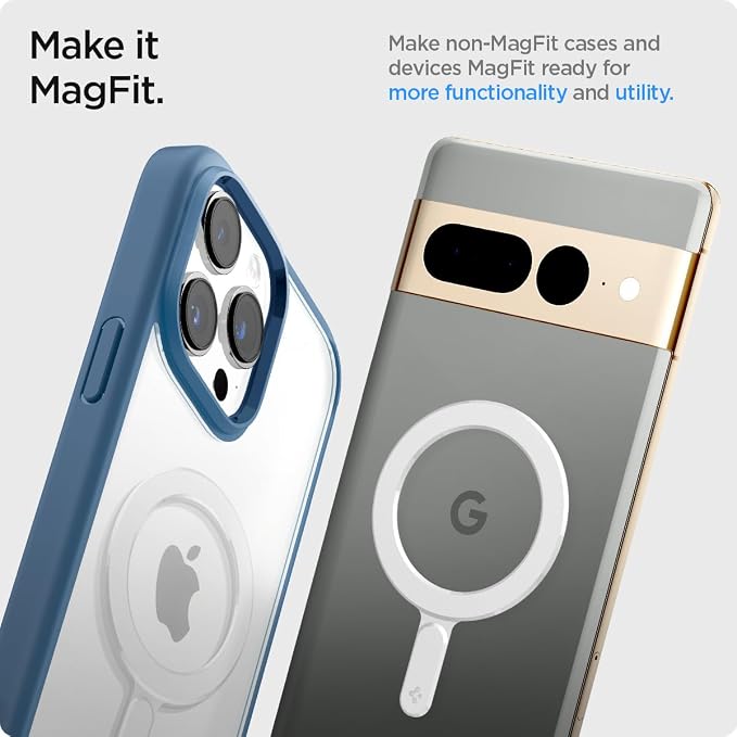 Spigen for MagSafe Ring Plate for Phone Case Wireless Charging Adapter | For iPhone 17/16/15/14/13/12/11 Samsung Galaxy S26/S25/S24/Z Fold/Z Flip 8/7 Google Pixel 10/9 Series &amp More - Black
