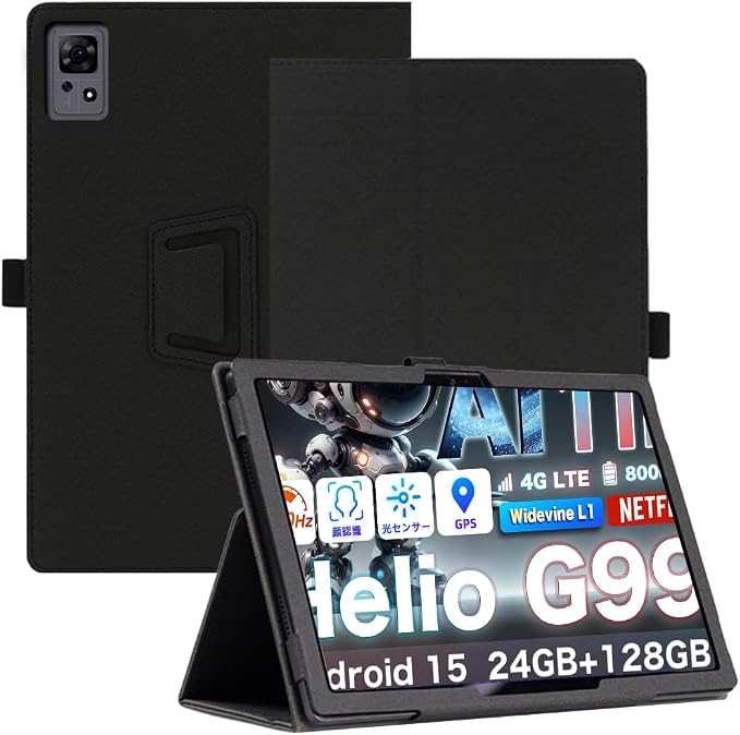 Case for Avidpad A90SAI Tablet 11 Inch Premium PU Leather Folio Folding Stand Protective Tablet Cover with Hand Strap Magnet for Avidpad A90SAI