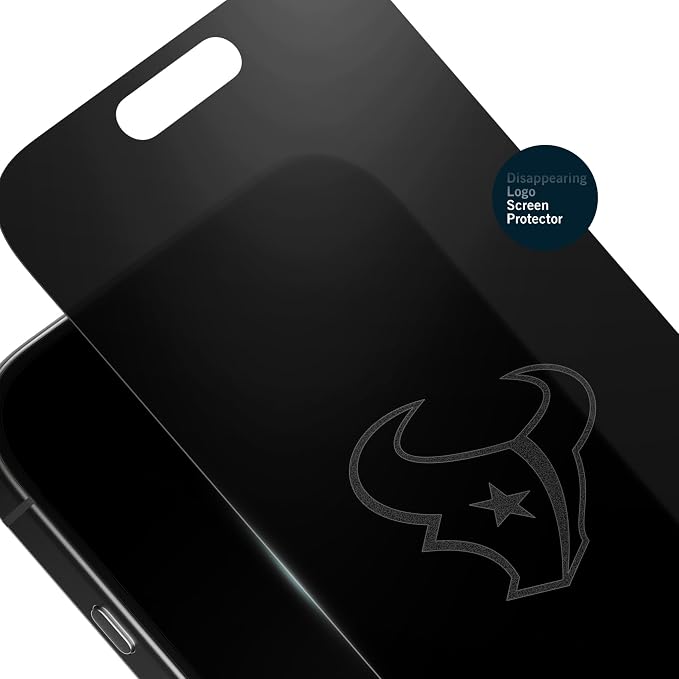 NFL Arizona Cardinals Privacy Screen Protector As Seen on Shark Tank Tank for iPhone 17 w/ Disappearing Design - Scratch-Resistant Glass Protector - Easy-Install Screen Guard w/ Disappearing Design (I