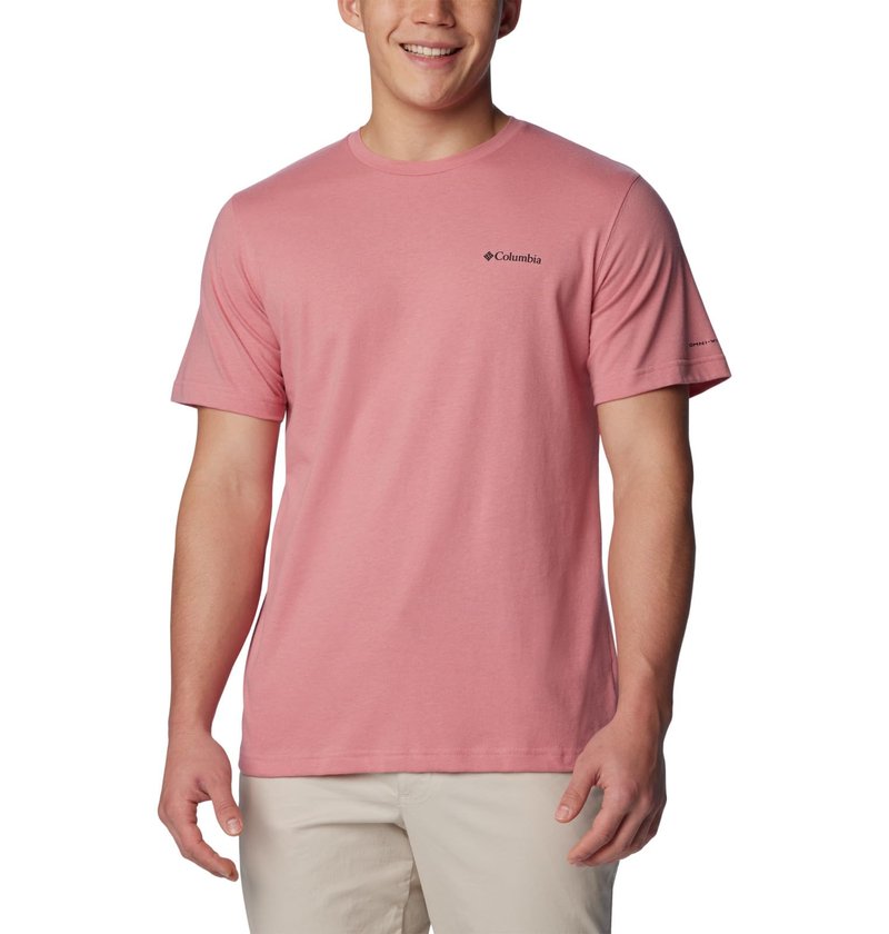 Columbia Men's Thistletown Hills Short Sleeve, Pink Agave, XX-Large