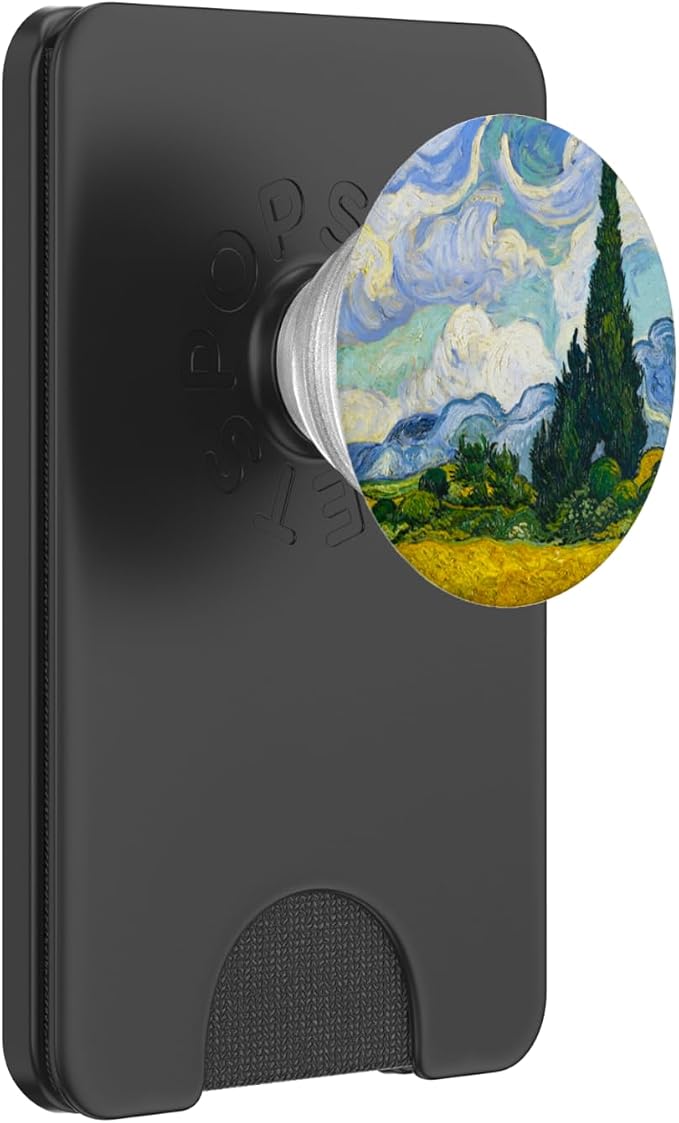 Van Gogh Cypresses Landscape Painting Artist Vincent Art PopSockets Adhesive PopGrip