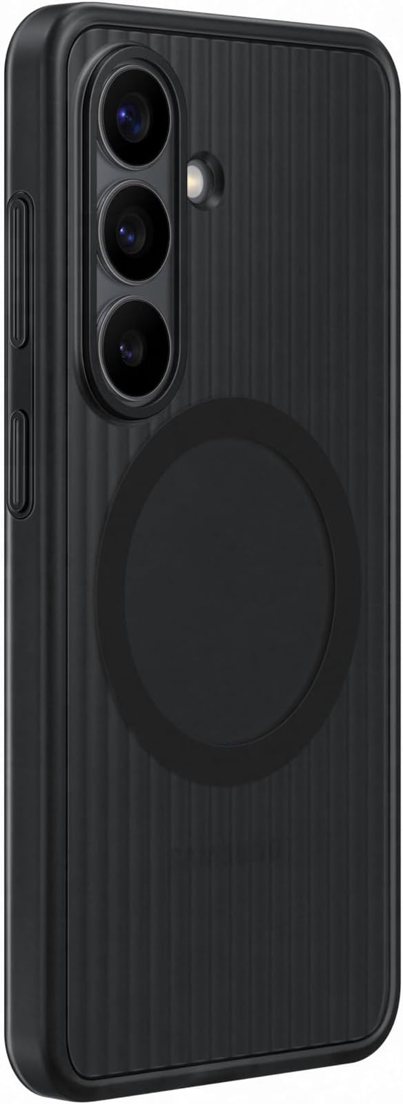 Samsung Galaxy S26 Rugged Magnet Phone Case Scratch Resistant Raised Edges Comfortable Safe Grip Black