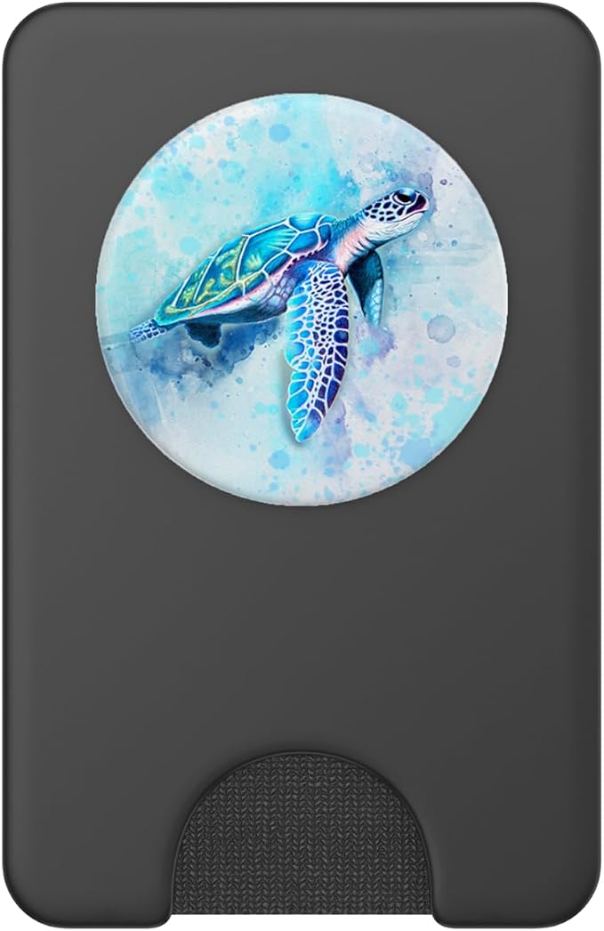 Sea Turtle Blue - Ocean PopSockets PopGrip: Swappable Grip for Phones &amp Tablets