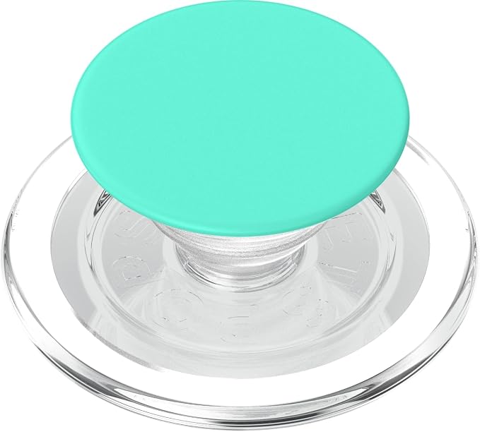 Aqua Teal Blue Solid Color Phone Grip PopSockets Adhesive PopGrip