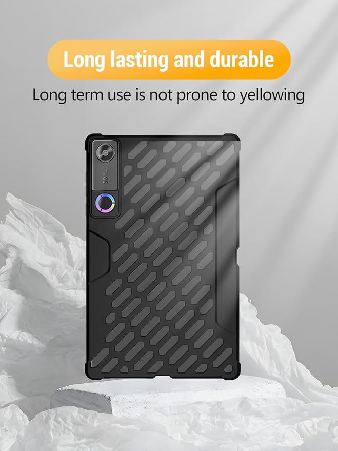 Case for Lenovo Legion Tab Y700 Gen 5 Tablet 8.8 Inch (Black) | Flexible TPU Heat Dissipation Cover Lightweight