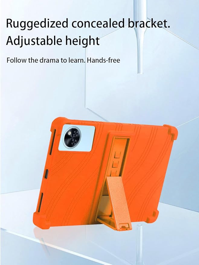 for DOOGEE U11 2025 New Tablet 11'' Android 15 Tablet Model CaseSoft Silicone Adjustable Stand Cover Lightweight Kids FriendlyBlack.