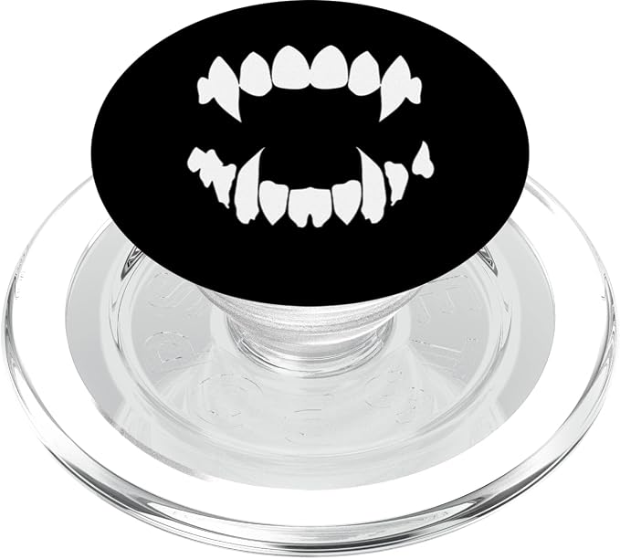 Vampire Fangs Occult Dark Grunge Bite Goth Aesthetic Teeth PopSockets PopGrip for MagSafe