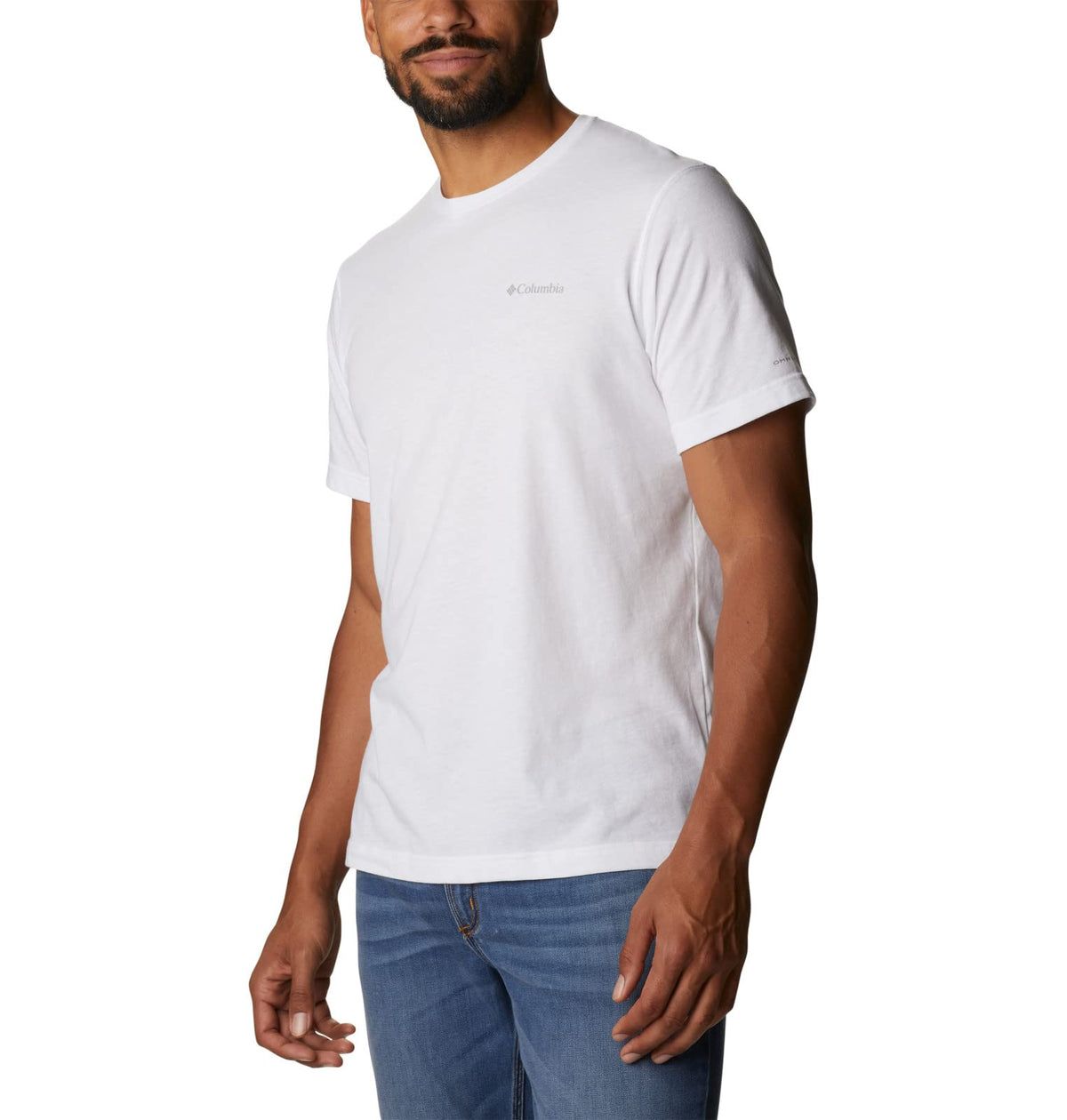 Columbia Men's Thistletown Hills Short Sleeve, White, Large
