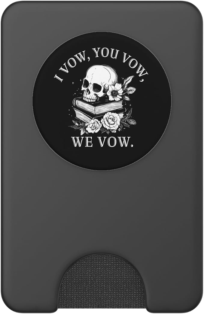 I Vow You Vow We Vow Smutty Spicy Book Dark Romance Reader PopSockets PopWallet for MagSafe