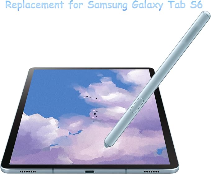 Galaxy Tab S6 Stylus Pen Replacement for Samsung Galaxy Tab S6Tab S6 Pen Replacement for Galaxy S6 Stylus Touch S Pen with Nibs +Card Needle(Cloud Blue)