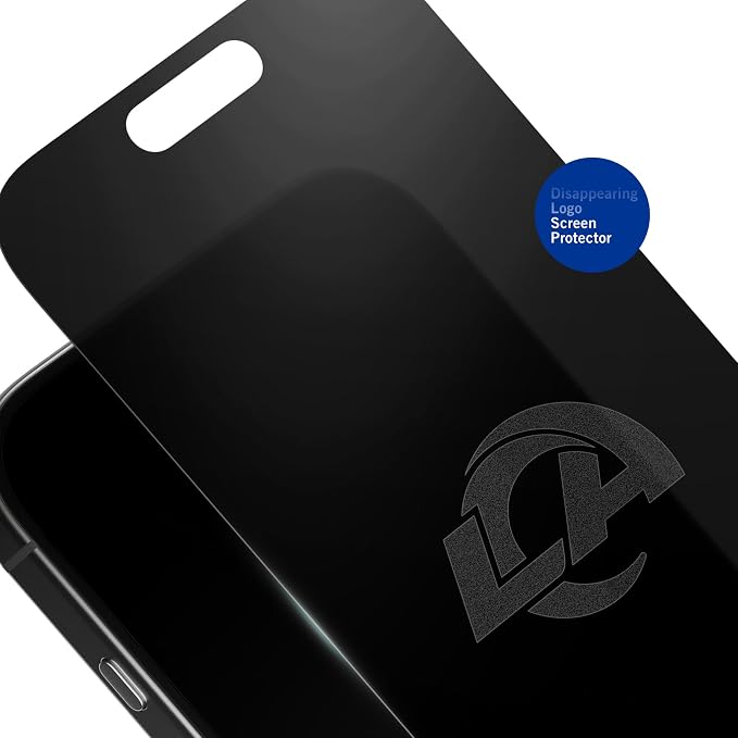 NFL Arizona Cardinals Privacy Screen Protector As Seen on Shark Tank Tank for iPhone 17 w/ Disappearing Design - Scratch-Resistant Glass Protector - Easy-Install Screen Guard w/ Disappearing Design (I
