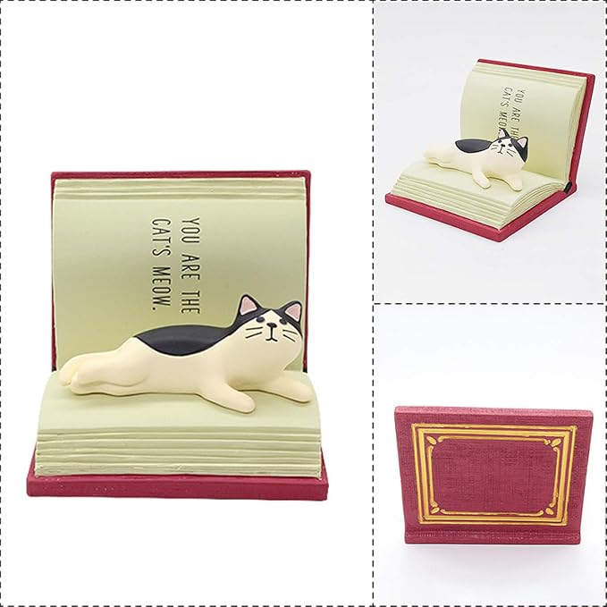 BOLLEY JOSS Desk Cell Phone Holder Stand Pink Sofa with Cute Cat Kitty for Office Free You Hands Home Ornament
