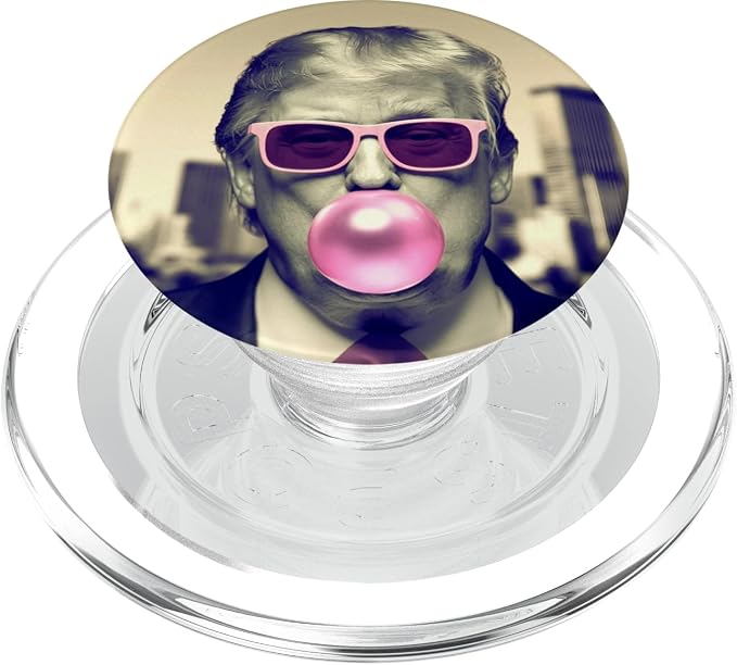 Pink Trump Bubble Gum PopSockets Adhesive PopGrip