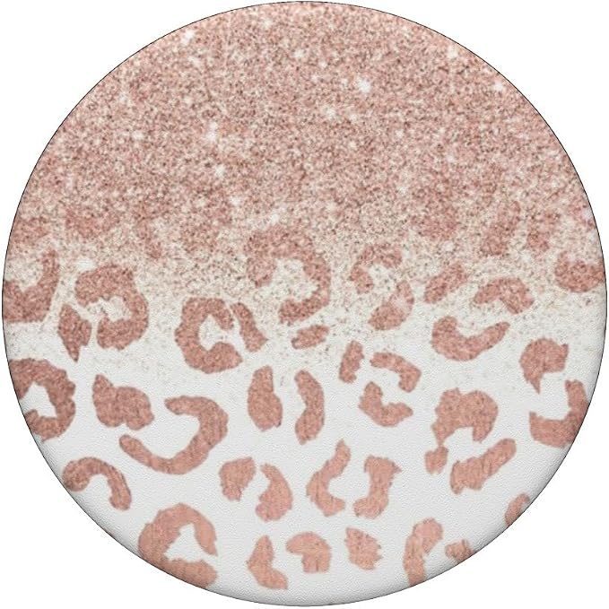 Rose-Gold Leopard Phone Grip PopSockets Adhesive PopGrip