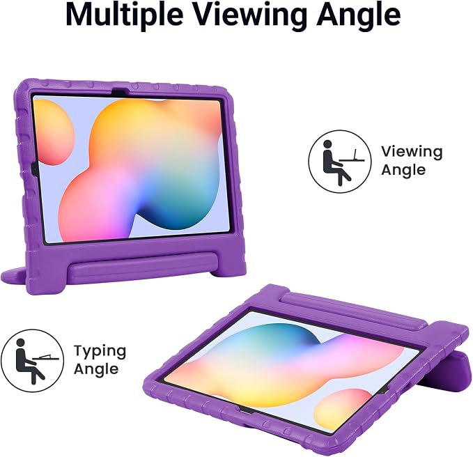 Kids Case for Samsung Galaxy Tab S6 Lite Shockproof Handle Stand Blue | Lightweight Kids Friendly EVACompatible with Samsung Galaxy Tab S6 Lite 10.4 Inch 2024/2022/2020 Release S Pen Holder
