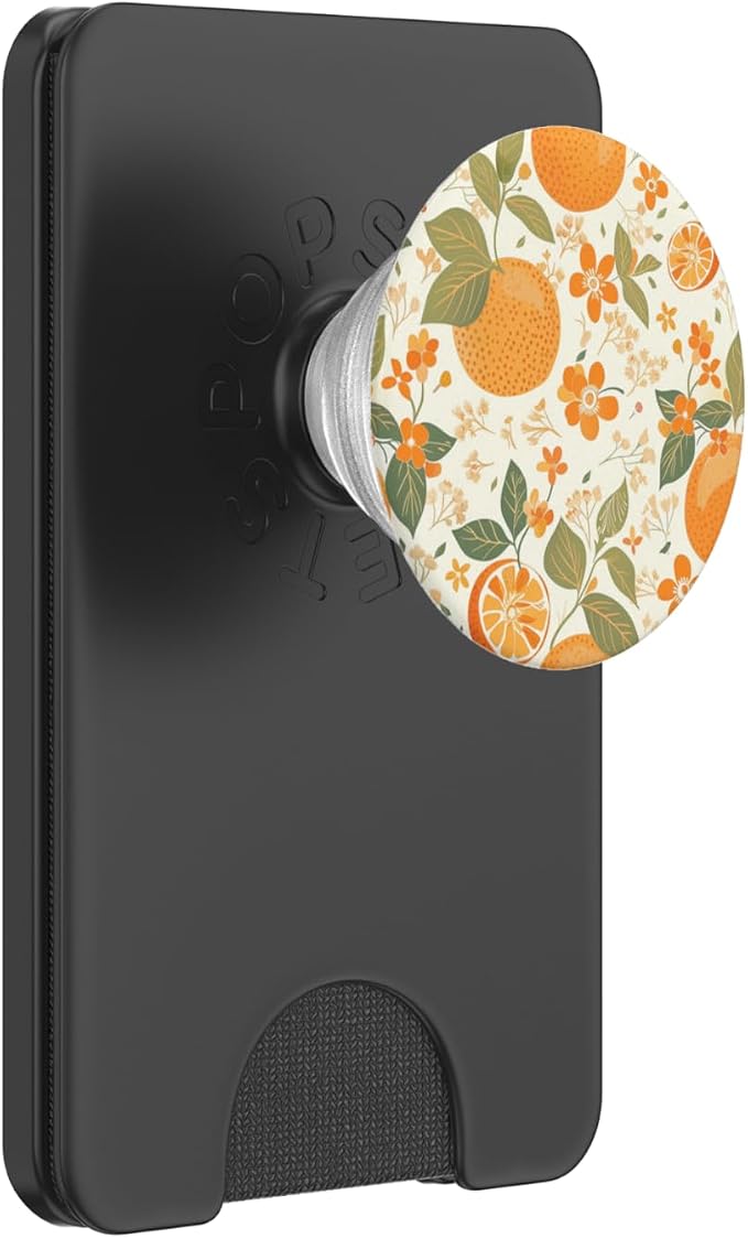 Orange Fruit PopSockets PopGrip for MagSafe