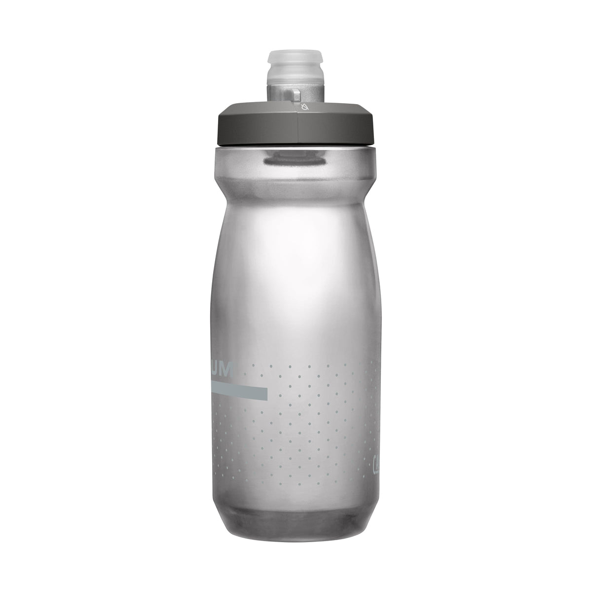 CamelBak Podium Bike Squeeze Water Bottle, High‑Flow Easy‑Squeeze Design for Cycling Performance, 21oz, Smoke