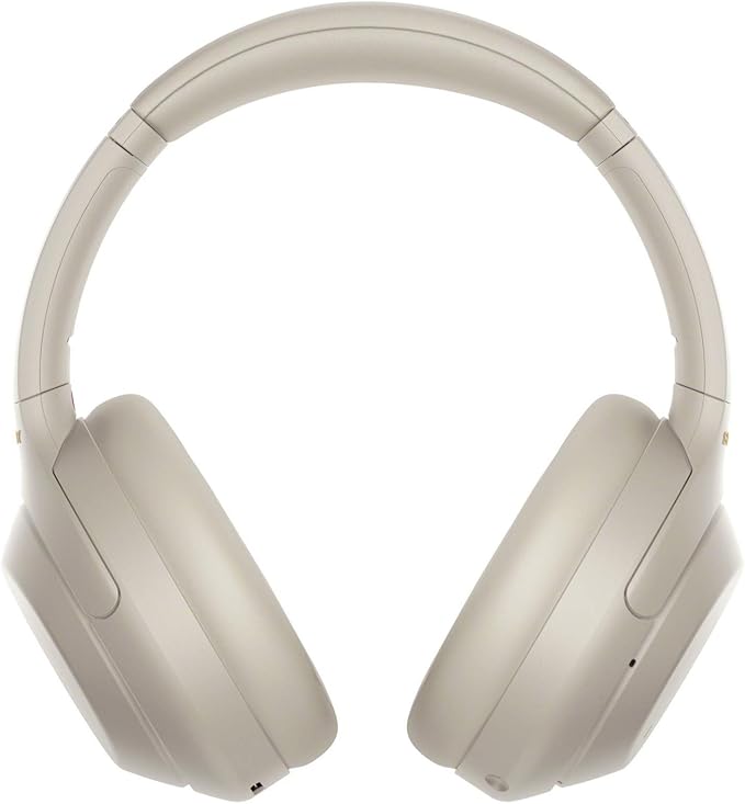 Sony WH-1000XM4 Wireless Noise Canceling Over-Ear Headphones (Silver) Bundle with 4 Port USB 3.0 Hub and USB Bluetooth Dongle Adapter Work from Home (3 Items)