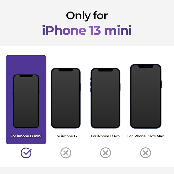 COKER 2PACK Privacy Screen Protector for iPhone 12 Mini Anti Spy 9H Hardness Shatterproof Anti-Scratch Anti-Fingerprint Touch Sensitive PET Film Blue Light Filter Easy Install