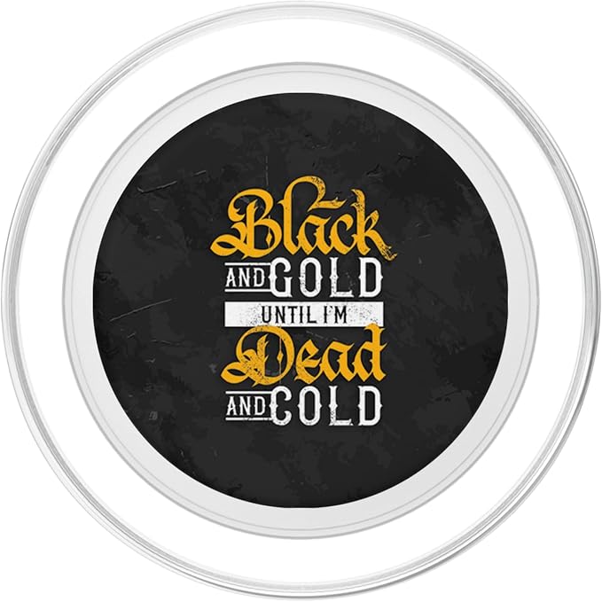 Pittsburgh Ultimate Sports Fan Distressed Lettering PopSockets Adhesive PopGrip