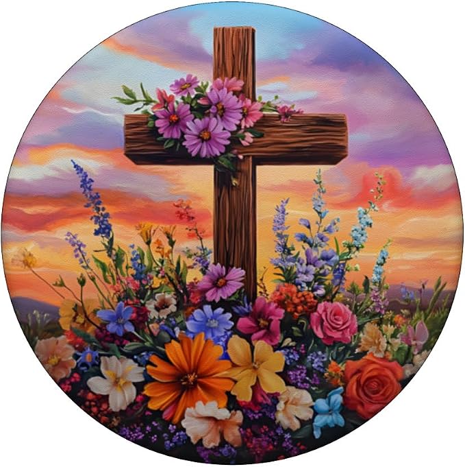 Christian Cross PopSockets Adhesive PopGrip