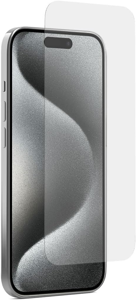PureGear Maximum Clarity HD Tempered Glass Screen Protector for Apple iPhone 15 Pro Max (2023) 6.7 Full Coverage Case Friendly Fit Lifetime Replacement (Self Alignment Installation Tray included)