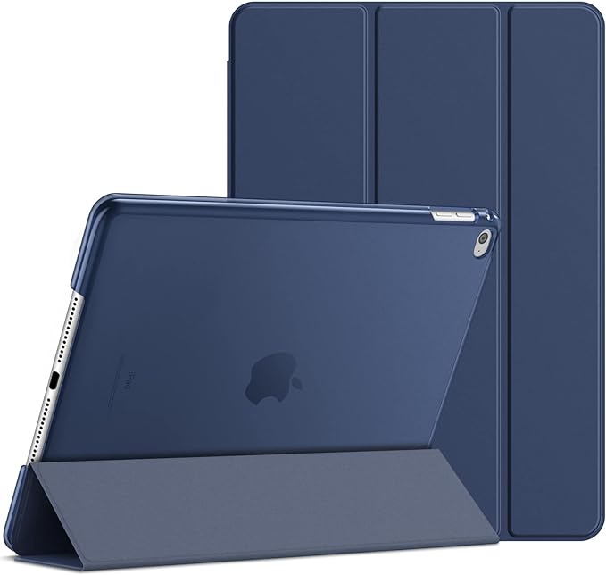 JETech Case for iPad Air 2 (2nd Generation) Smart Cover Auto Wake/Sleep (Blue)