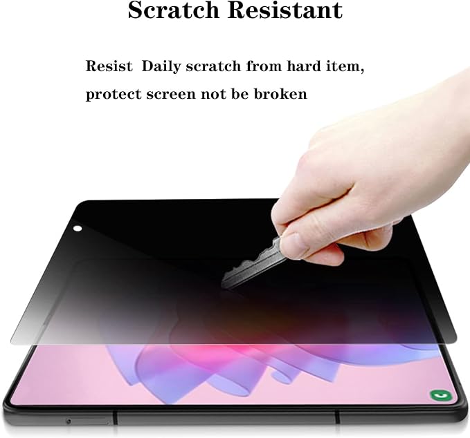 2+2 Pack Privacy Matte Screen Protector for Google Pixel 9 Pro Fold Anti-peep 1PCS Outside +1PCS Inside Soft Film+2 PCS Lens Protector