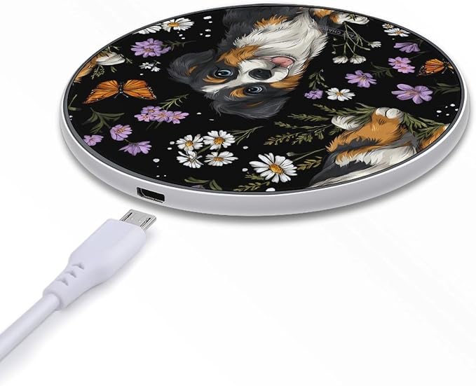 Australian Shepherd Wireless Charger Portable Charging Pad | LightweightAll Smartphone