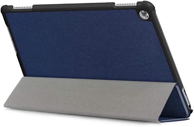 Kepuch Custer Case for Huawei MediaPad M5 Lite 10Ultra-Thin PU-Leather Hard Shell Cover for Huawei MediaPad M5 Lite 10 - Black