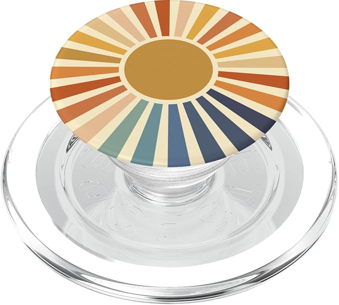 Sunset Retro Fall Colors Nostalgic Style Phone Popper PopSockets Adhesive PopGrip