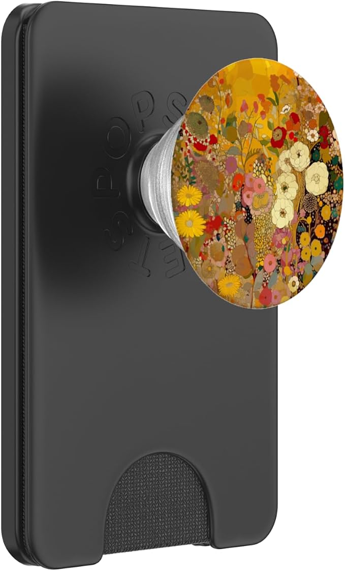 Art Nouveau Flowers Garden and Floral Nature Art PopSockets Adhesive PopGrip