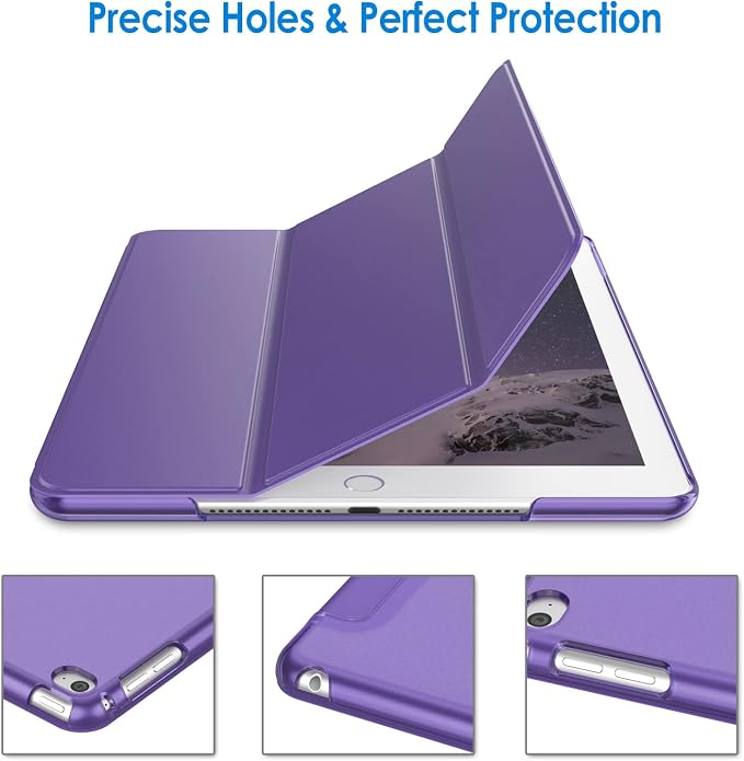 JETech Case for iPad Air 2 (2nd Generation) Smart Cover Auto Wake/Sleep (Blue)