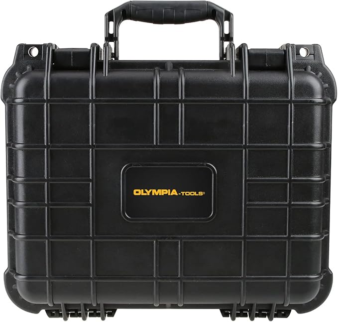 Olympia 13.47" Waterproof Hard Case with DIY Customizable Foam, Fit use of Gear, Equiment, Camera and so on