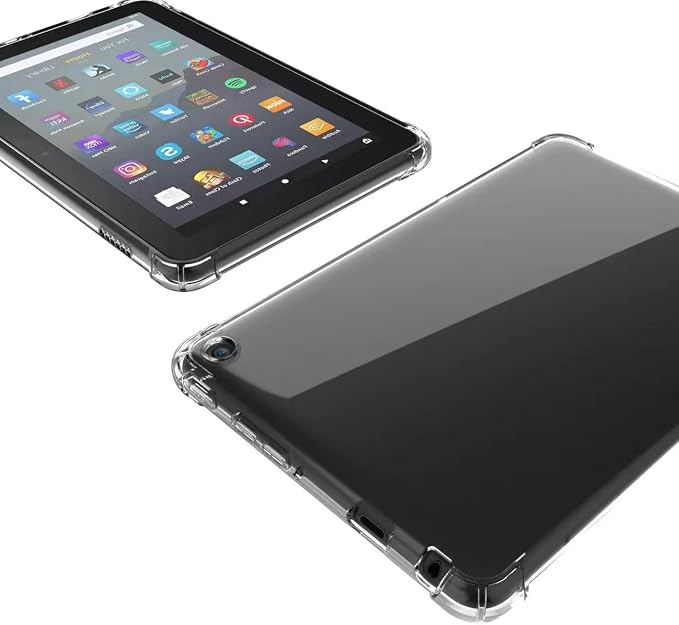 Clear Case for All-New Amazon Kindle Fire Max 11 Tablet (13th Generation 2023 Release) 11 Slim Lightweight Shell Transparent Soft TPU Back Shockproof Crystal Reinforced Corner Cover Clear